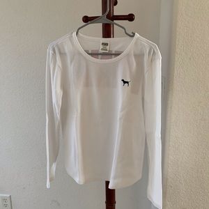 Long sleeve waffle shirt